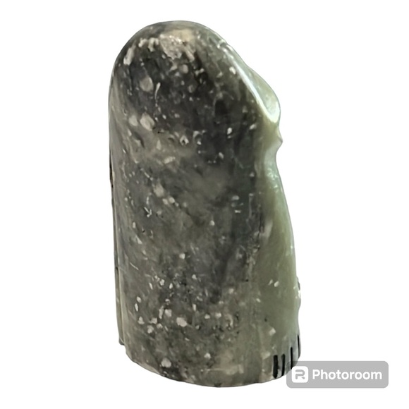 Ben Saclamana Soap Stone Eskimo Carving Signed - Picture 3 of 6